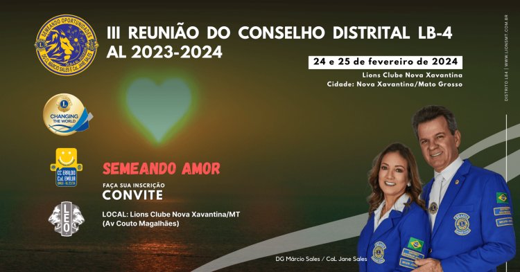 3º RCD DLB4 AL 2023/2024 | NOVA XAVANTINA – MT