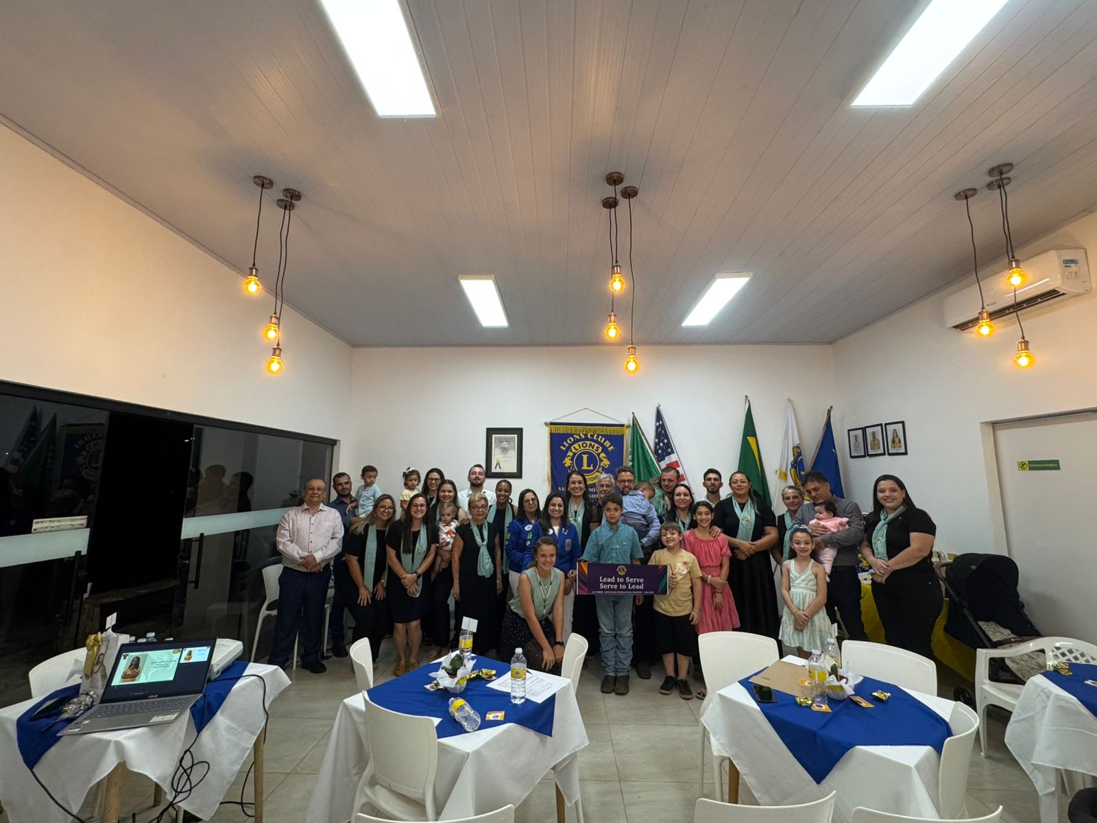 Governadora Cintia visita o Lions Clube Santiago do Norte