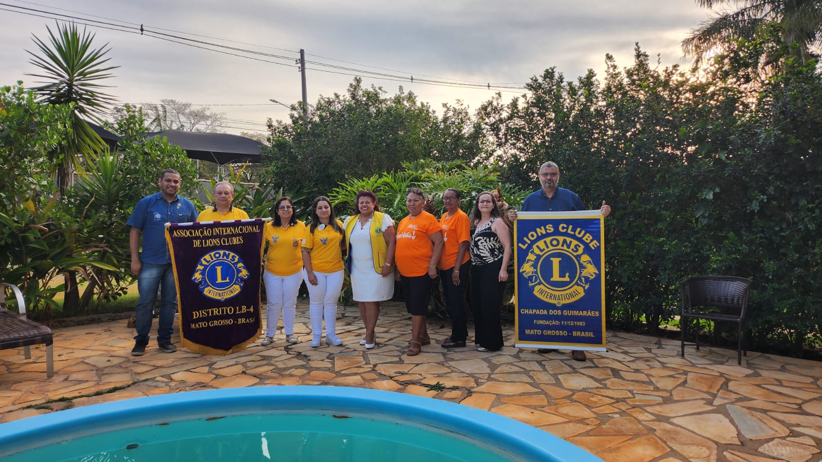 Governadora Cintia visitou o Lions Clube de Chapada dos Guimarães