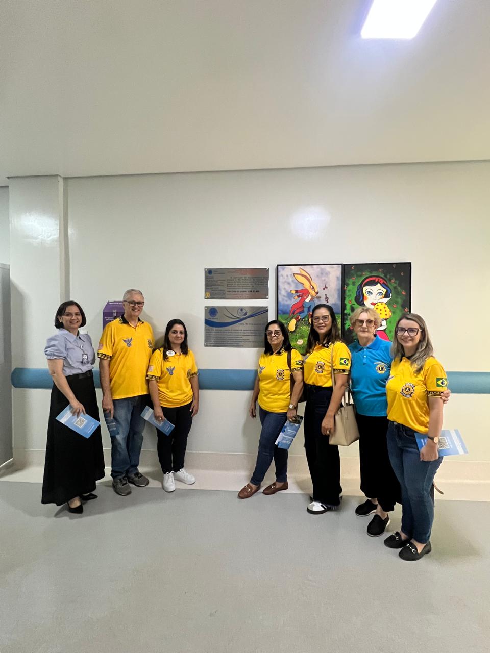 Em Cuiabá DG Cíntia visita Hospital de Câncer de Mato Grosso