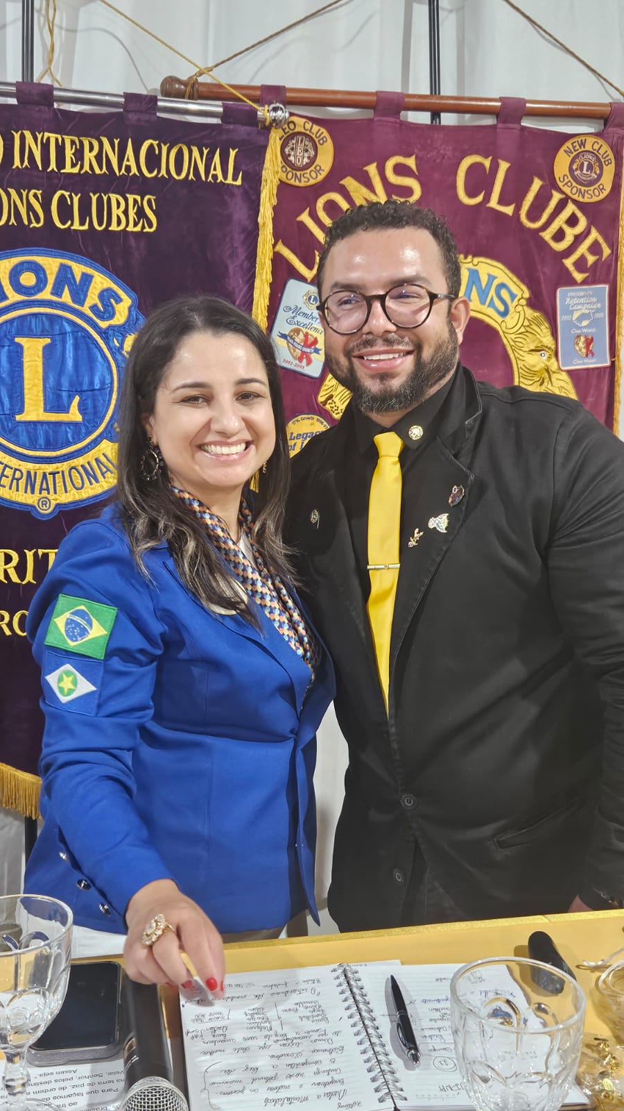 DG Cintia visitou o Lions Clube Juína e ouviu boas notícias durante o encontro