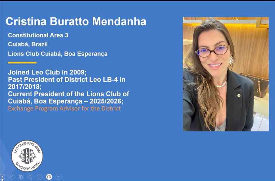 Distrito LB-4 terá representante no Painel Consultivo de Leos Clubes no AL 26/27