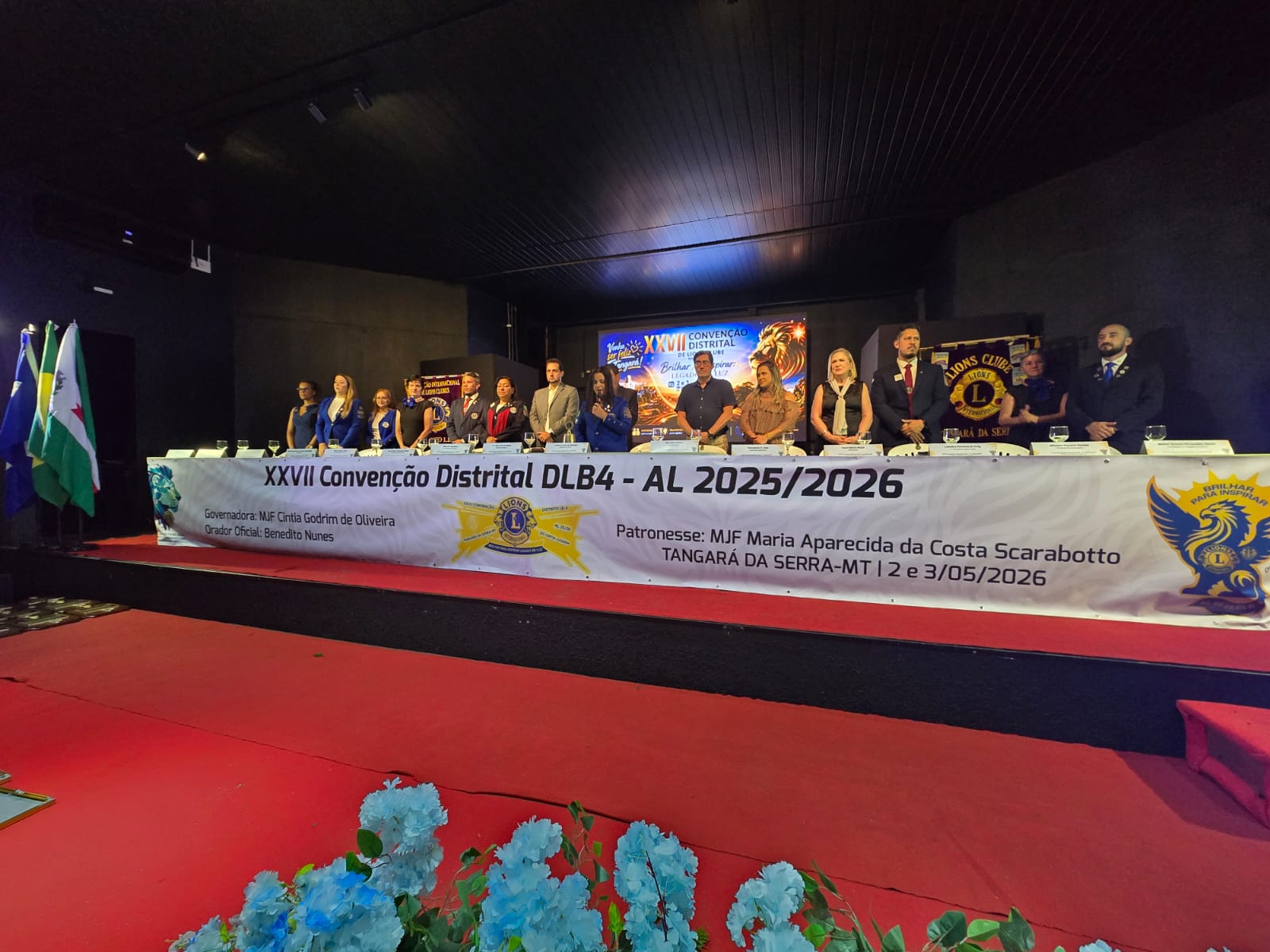 XXVII CONVENÇÃO DISTRITAL: Tangará da Serra sedia Convenção do Lions LB-4 com grande participação e definição de novos líderes