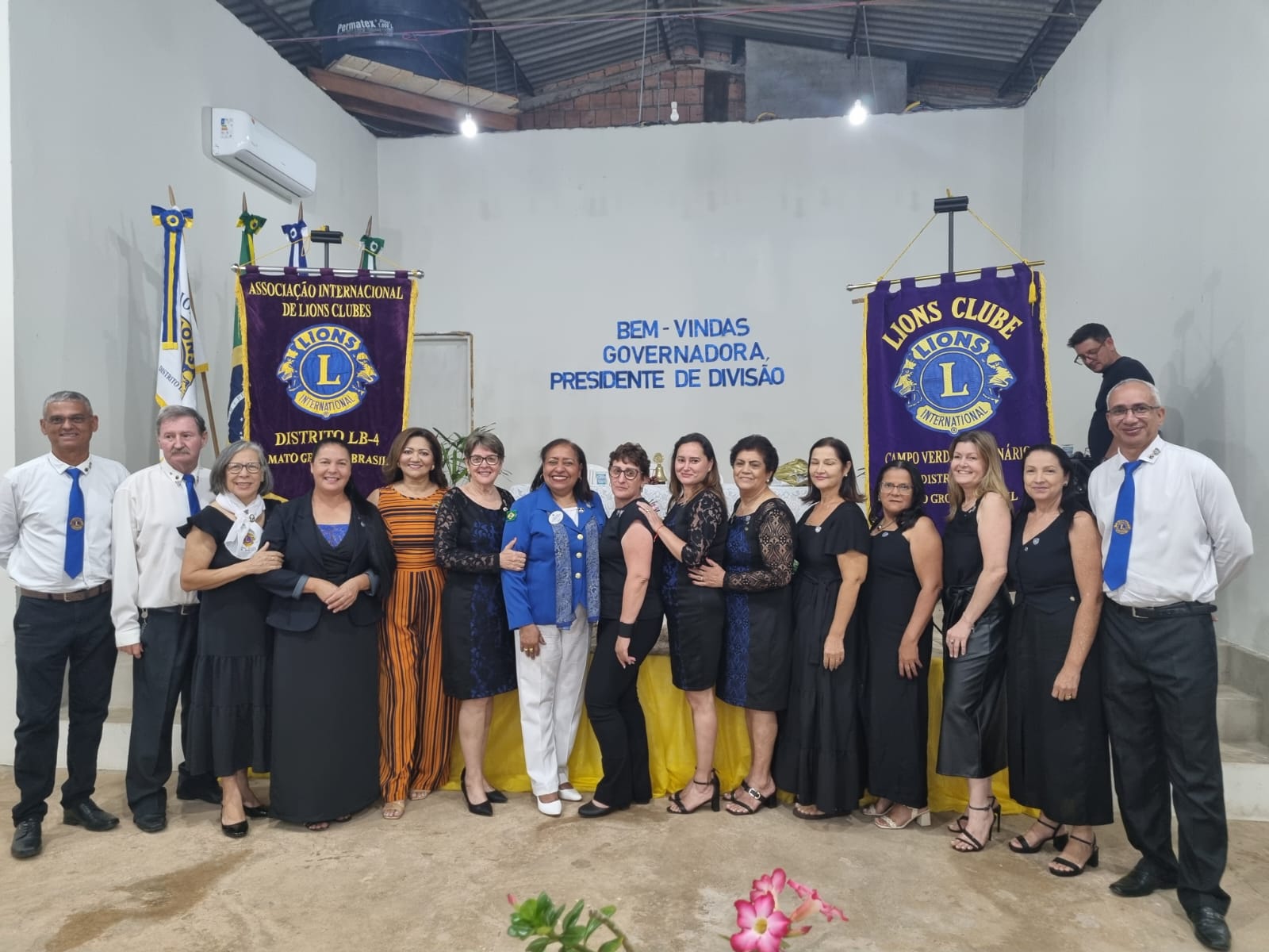 Governadora Fran visita Lions Clube Campo Verde Centenário