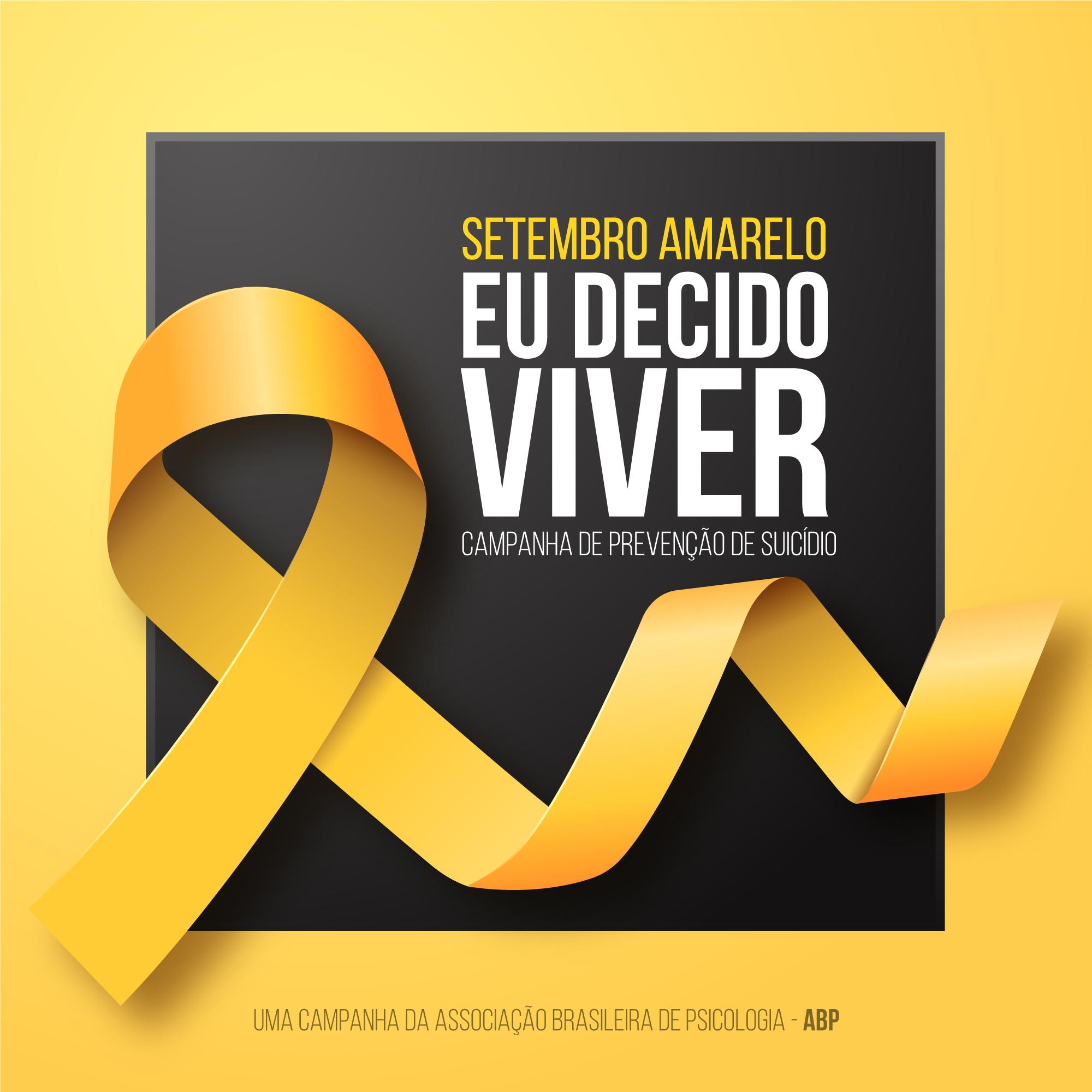 Setembro Amarelo: cuidar da saúde mental é um ato de valorização da vida