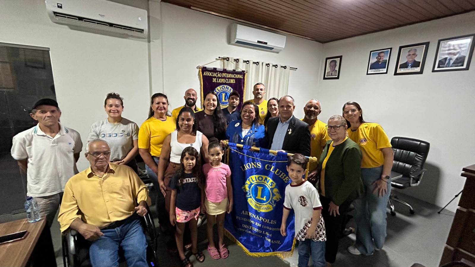Governadora do Distrito LB-4 visita Lions Clube de Arenápolis e inicia agenda na Divisão 2A