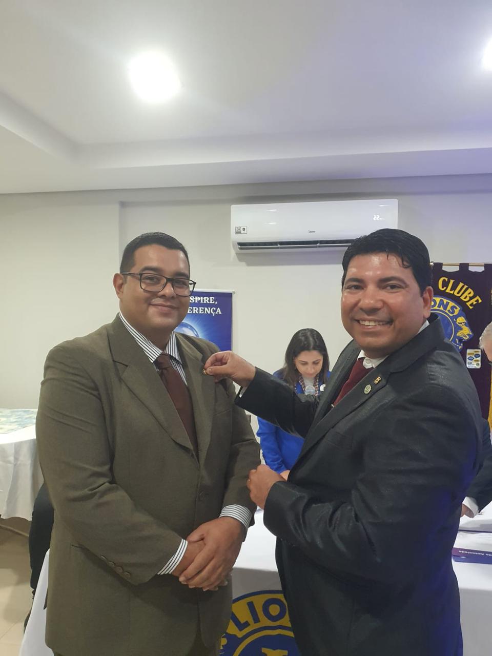 Governadora Cintia prestigia posse da nova diretoria do Lions Clube Cuiabá Norte