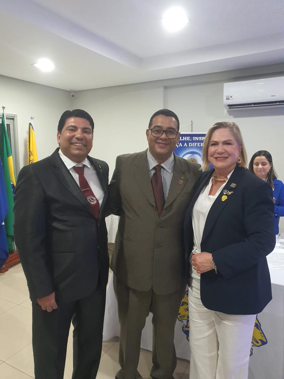 Governadora Cintia prestigia posse da nova diretoria do Lions Clube Cuiabá Norte