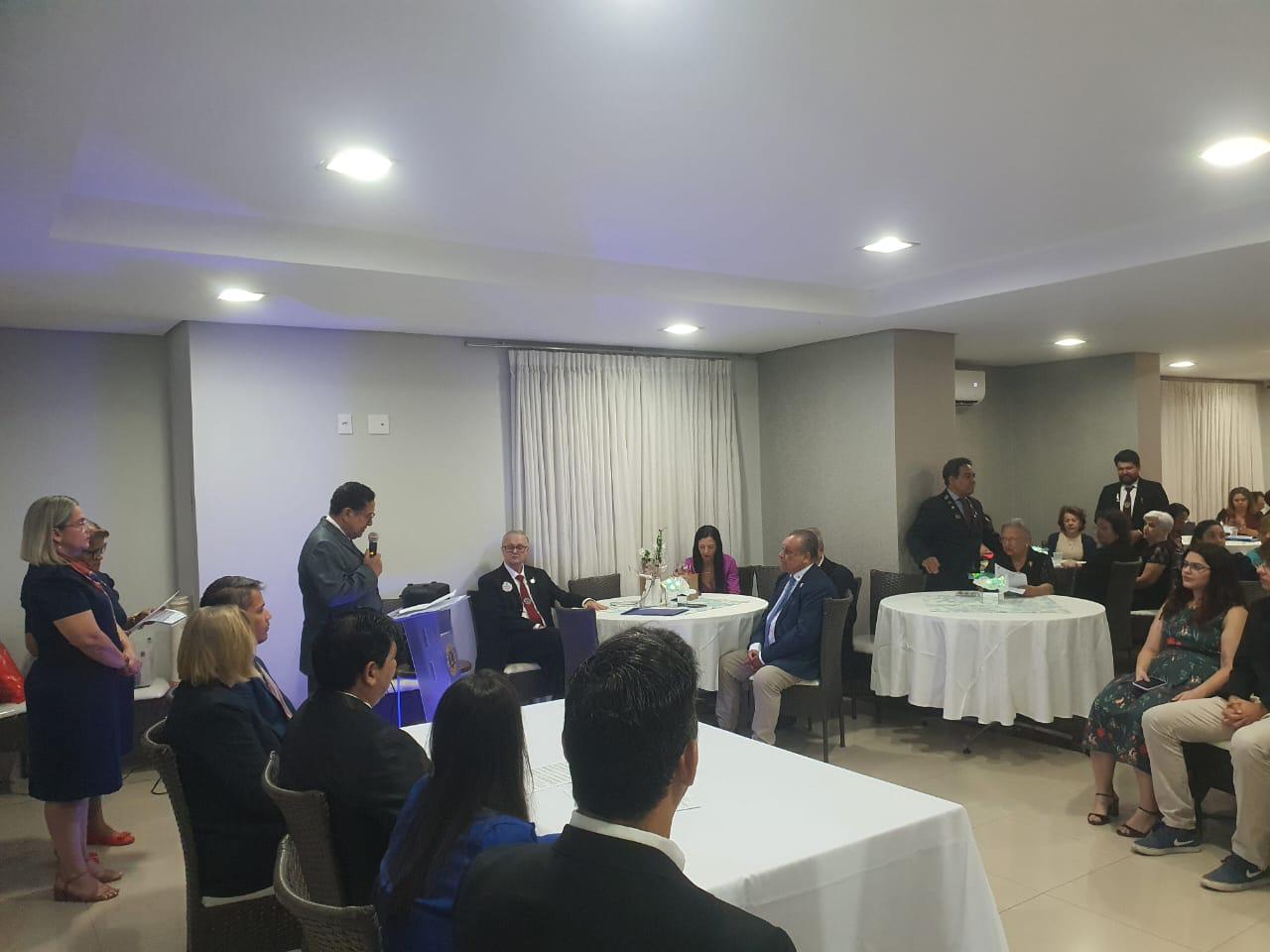 Governadora Cintia prestigia posse da nova diretoria do Lions Clube Cuiabá Norte