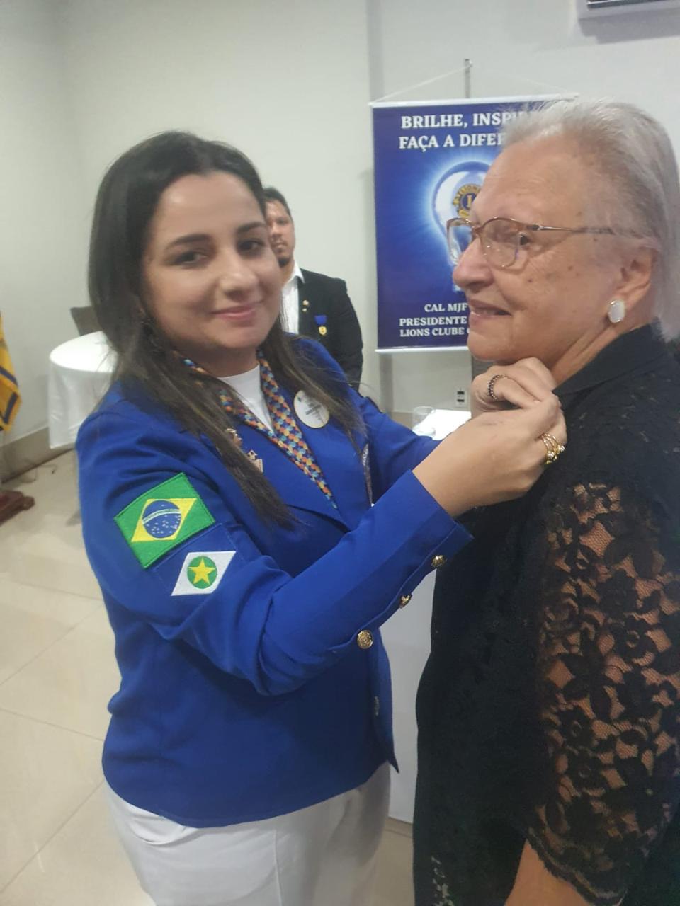 Governadora Cintia prestigia posse da nova diretoria do Lions Clube Cuiabá Norte