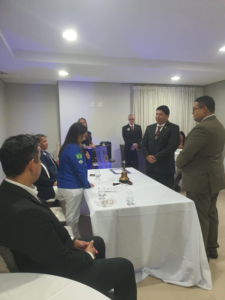 Governadora Cintia prestigia posse da nova diretoria do Lions Clube Cuiabá Norte
