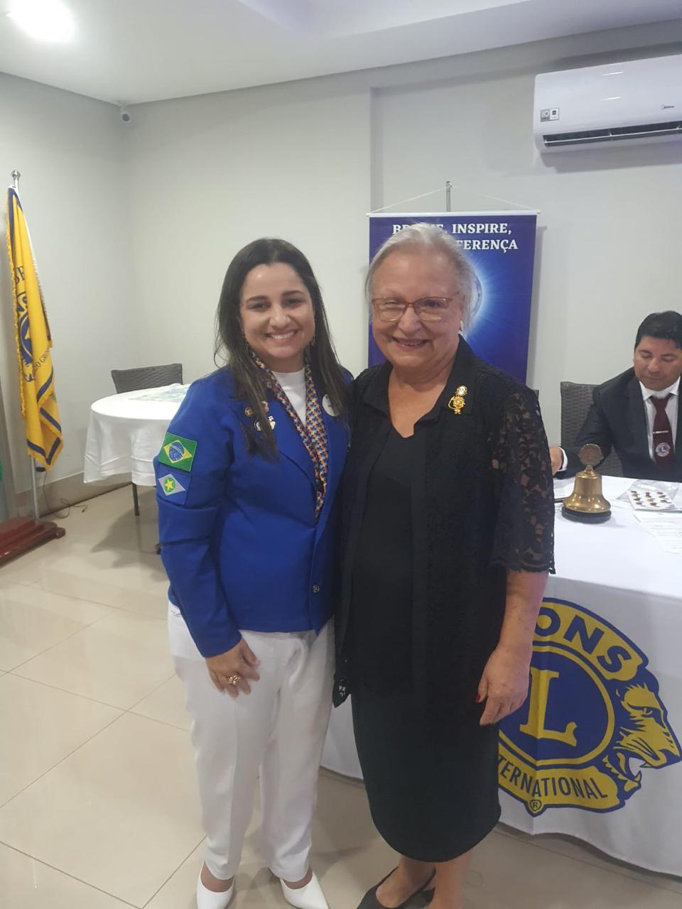Governadora Cintia prestigia posse da nova diretoria do Lions Clube Cuiabá Norte