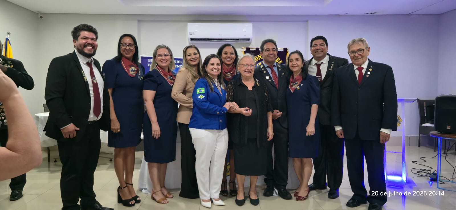 Governadora Cintia prestigia posse da nova diretoria do Lions Clube Cuiabá Norte