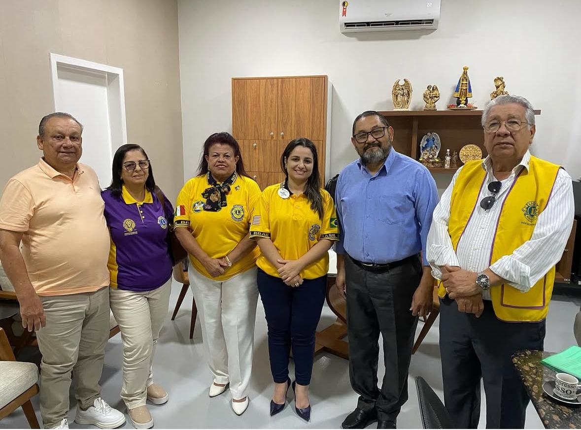 Governadora Cintia reúne-se com dirigentes do Instituto Lions da Visão