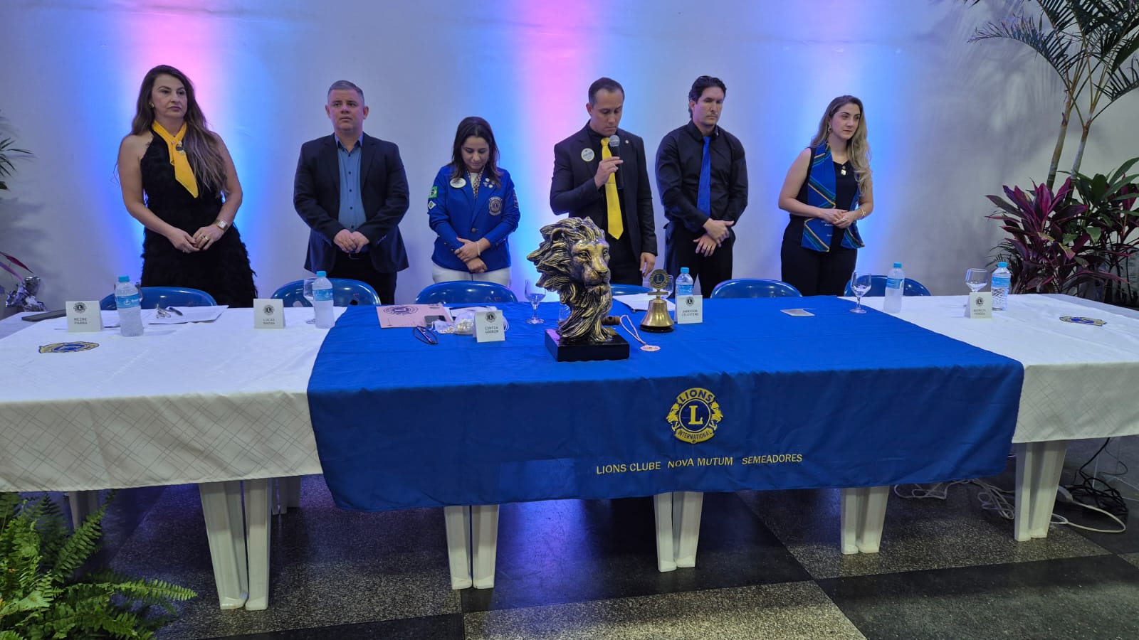 Governadora Cintia iniciou em Nova Mutum sua jornada de visitas aos Clubes do Distrito LB-4