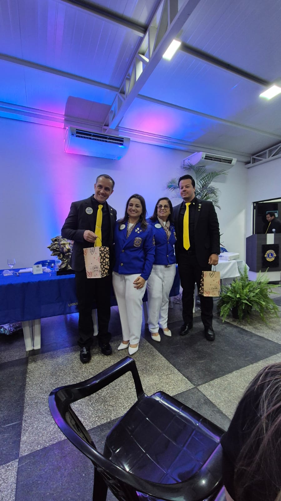 Governadora Cintia iniciou em Nova Mutum sua jornada de visitas aos Clubes do Distrito LB-4