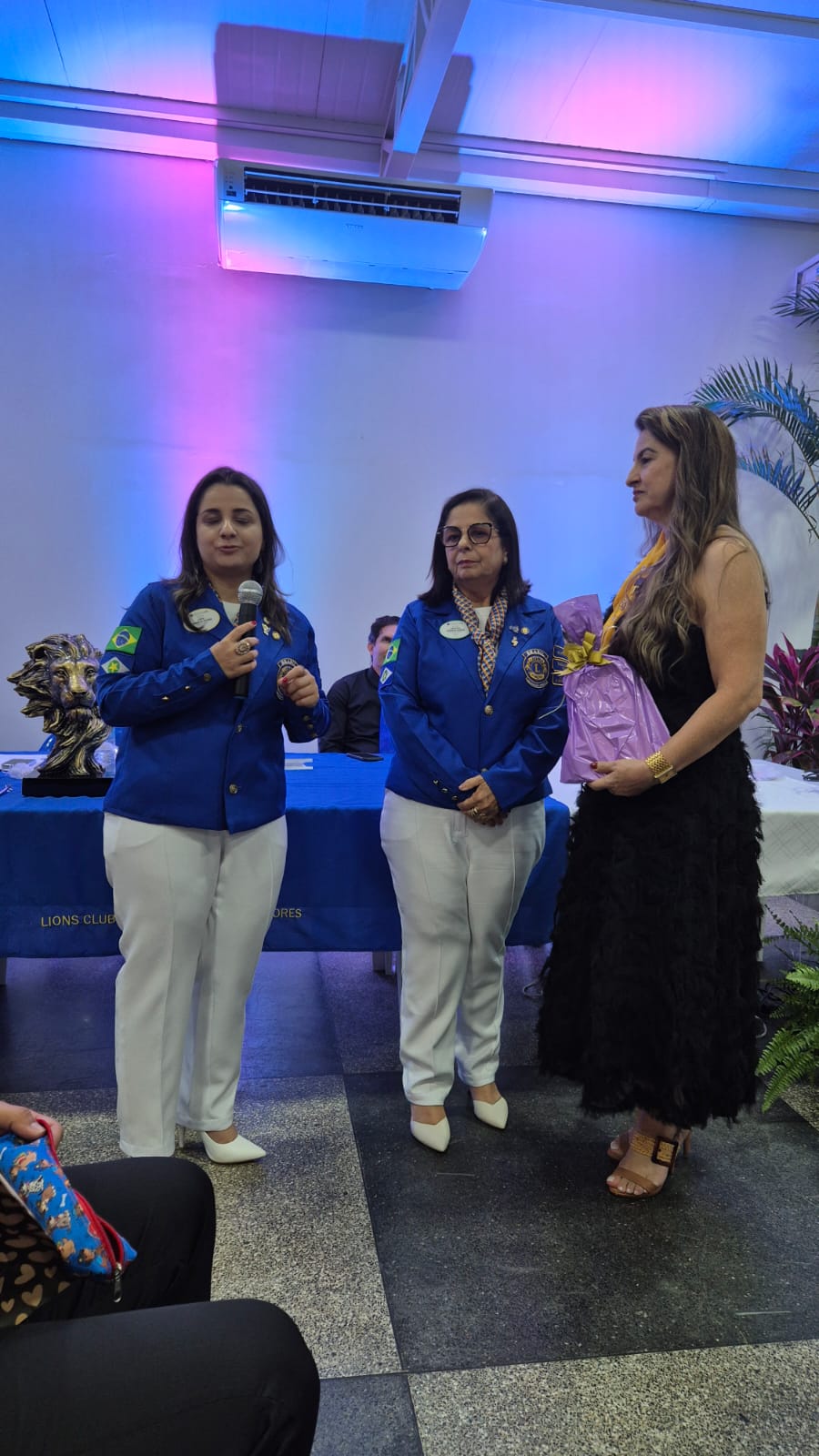 Governadora Cintia iniciou em Nova Mutum sua jornada de visitas aos Clubes do Distrito LB-4