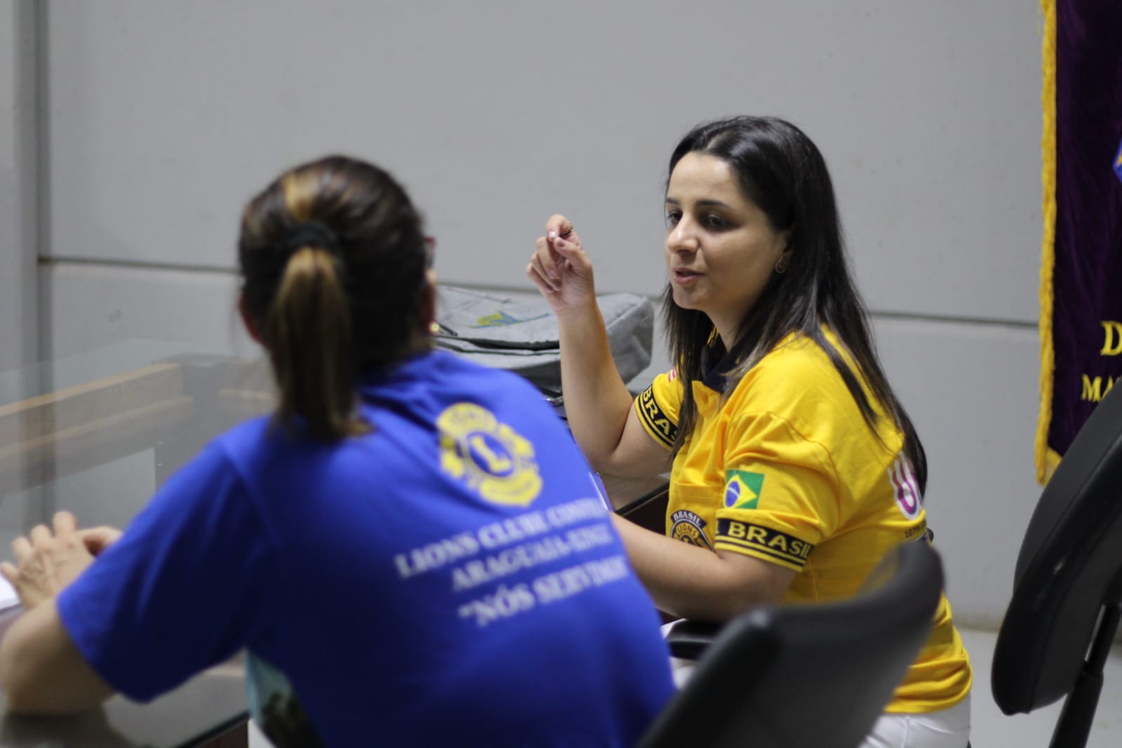 DG Cintia visita o Lions Clube Confresa