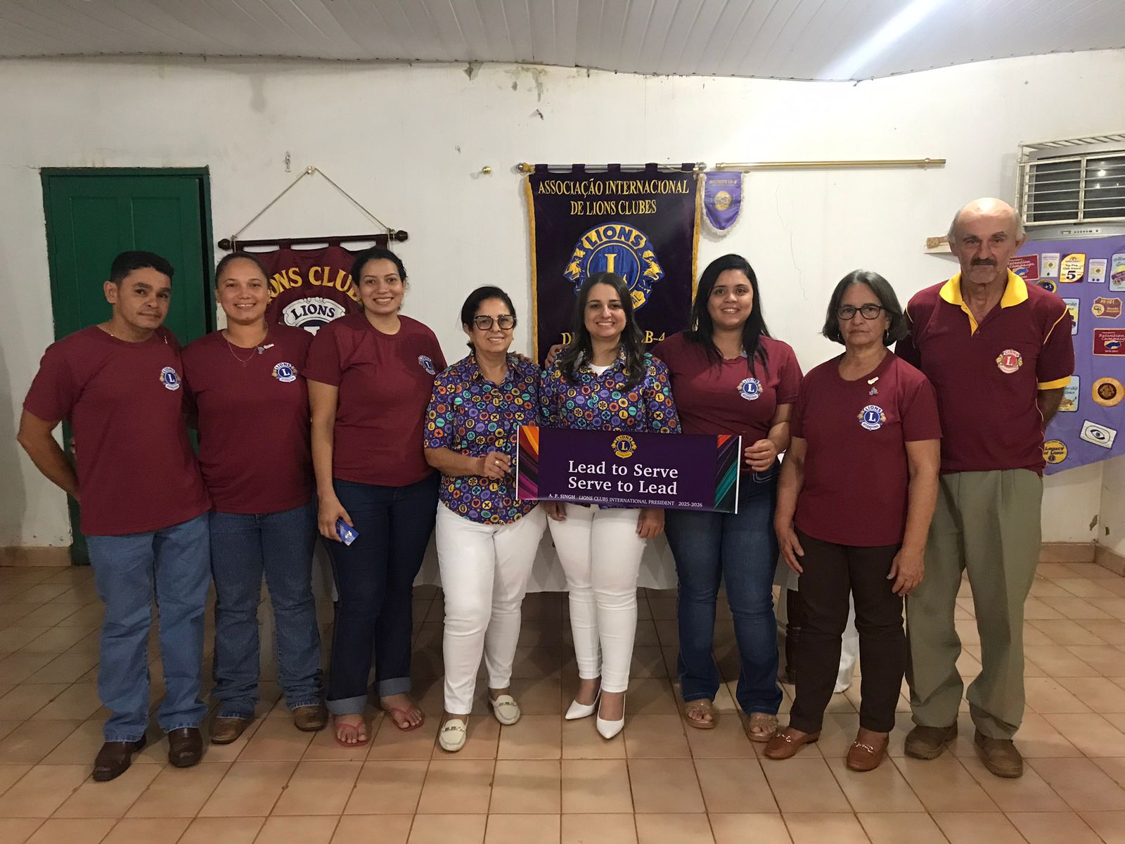 DG Cintia faz visita ao Lions Clube Dom Aquino