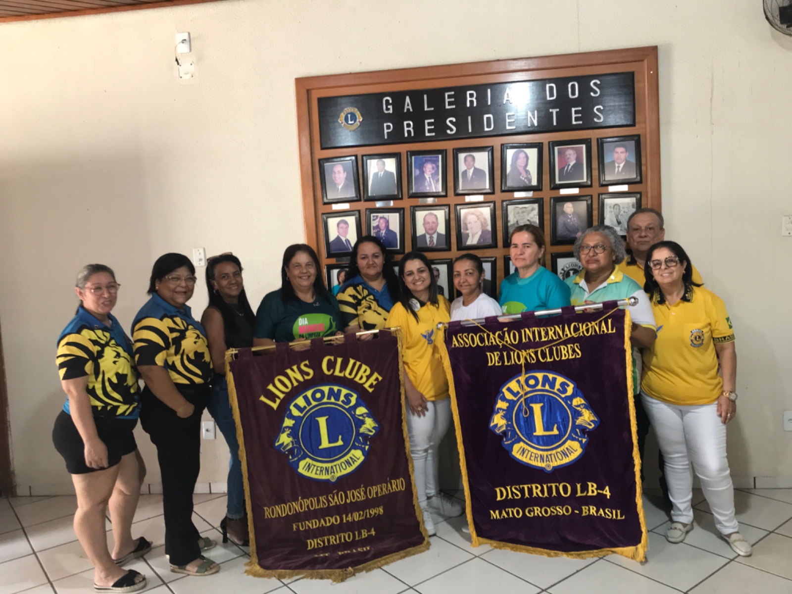 DG Cintia visita Lions São José Operário e participa de encontro de região do Leo Clube