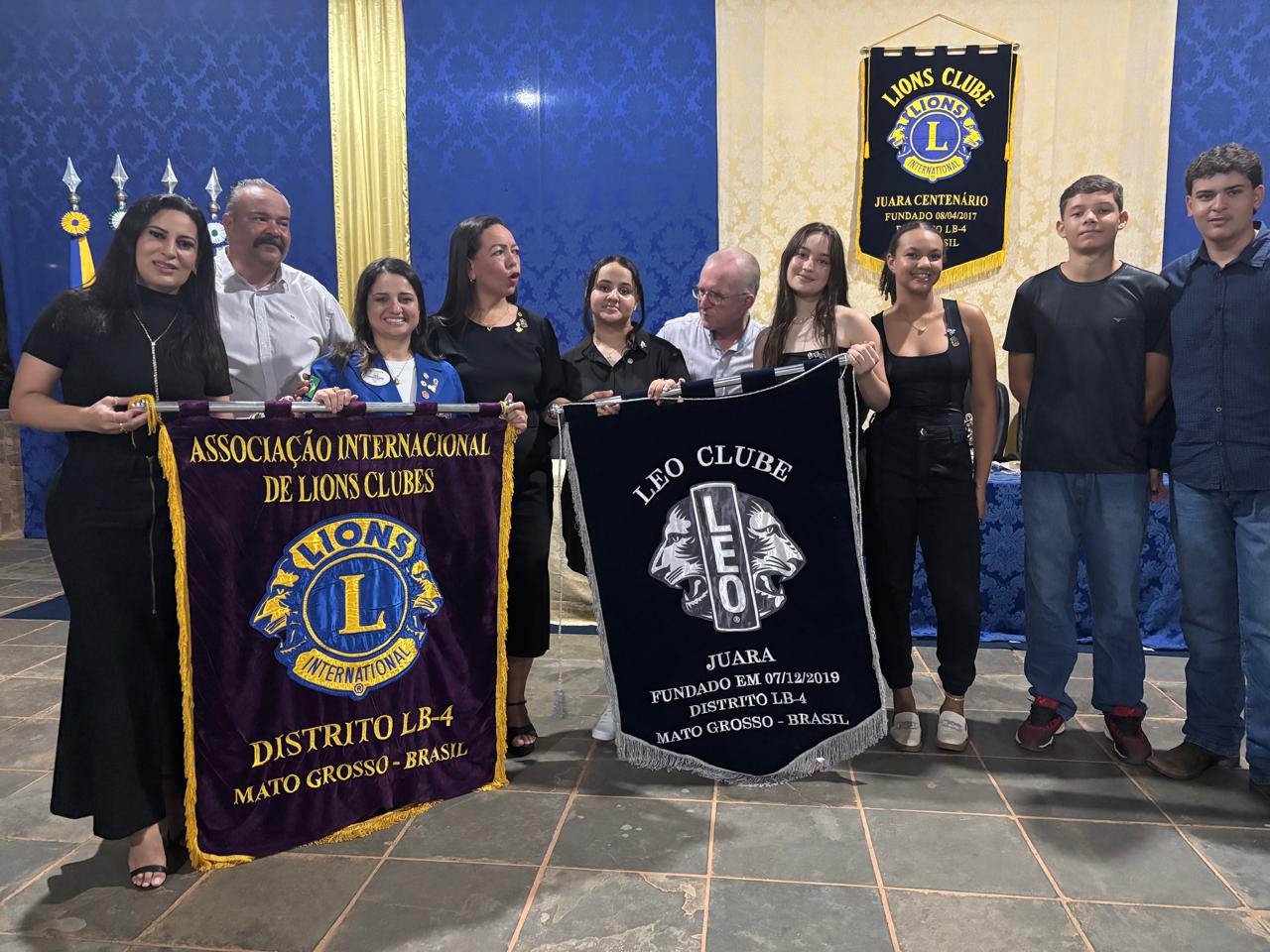 DG Cintia faz visita ao Lions Clube Juara Centenário e conheceu de perto os projetos do clube