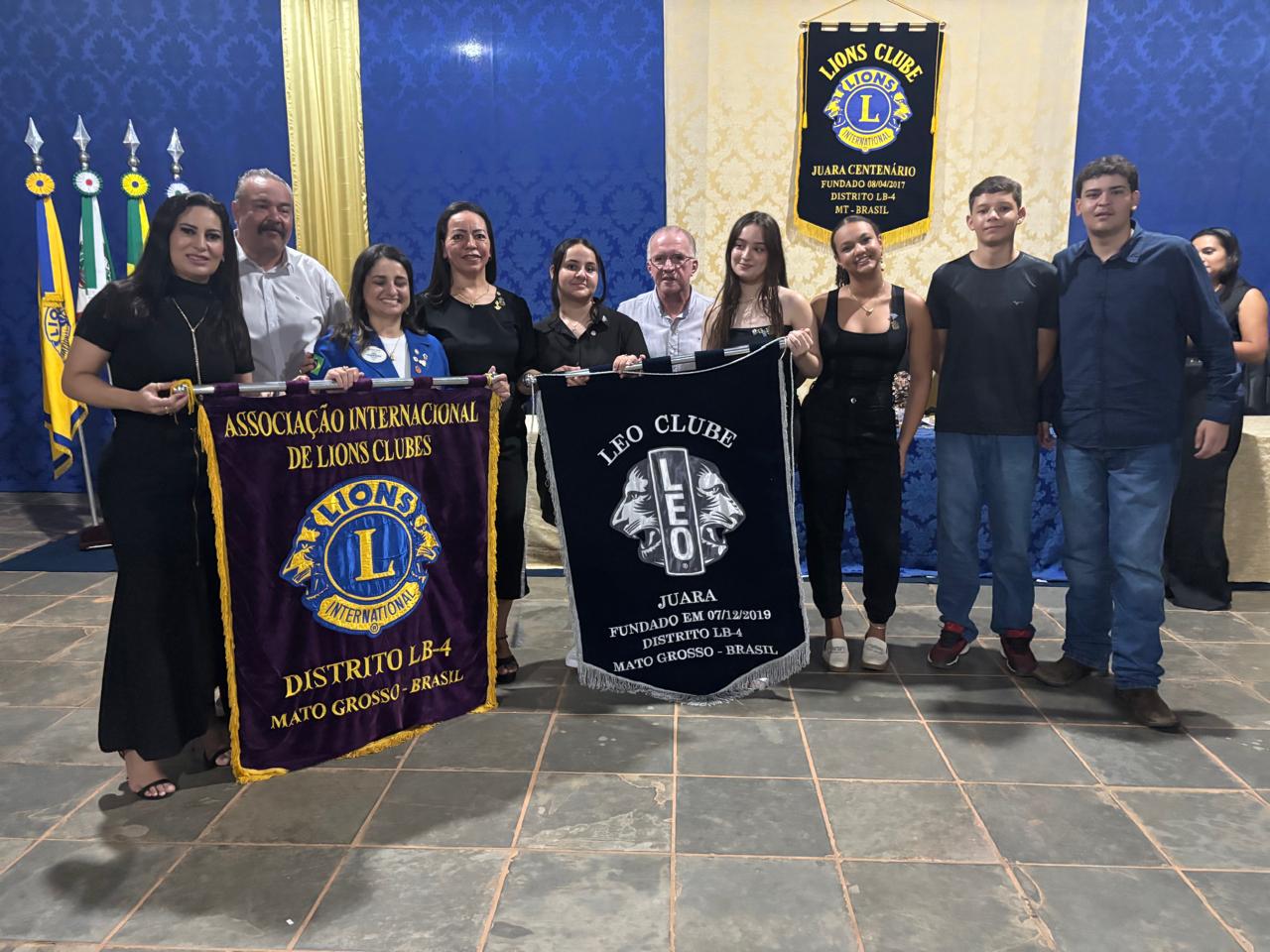 DG Cintia faz visita ao Lions Clube Juara Centenário e conheceu de perto os projetos do clube