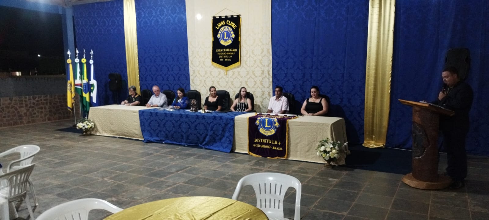 DG Cintia faz visita ao Lions Clube Juara Centenário e conheceu de perto os projetos do clube