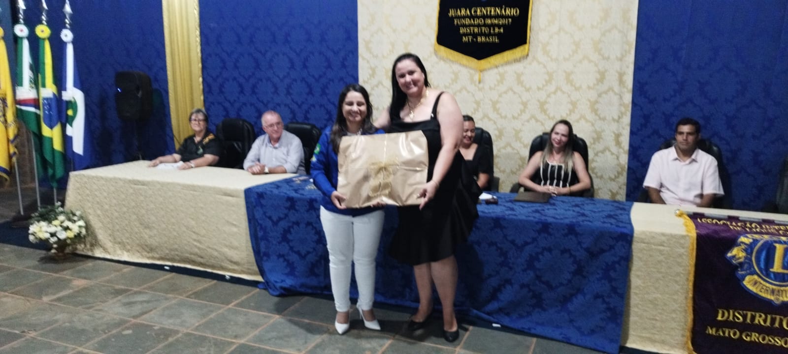 DG Cintia faz visita ao Lions Clube Juara Centenário e conheceu de perto os projetos do clube