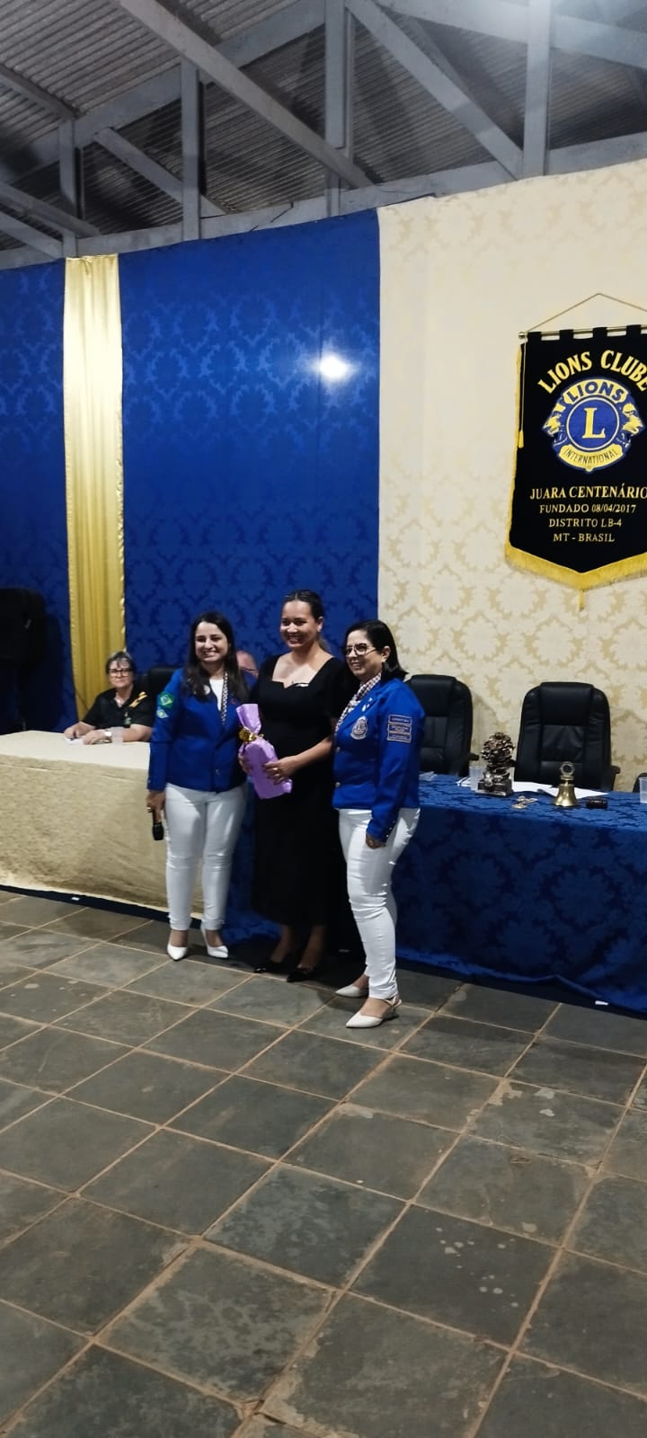 DG Cintia faz visita ao Lions Clube Juara Centenário e conheceu de perto os projetos do clube