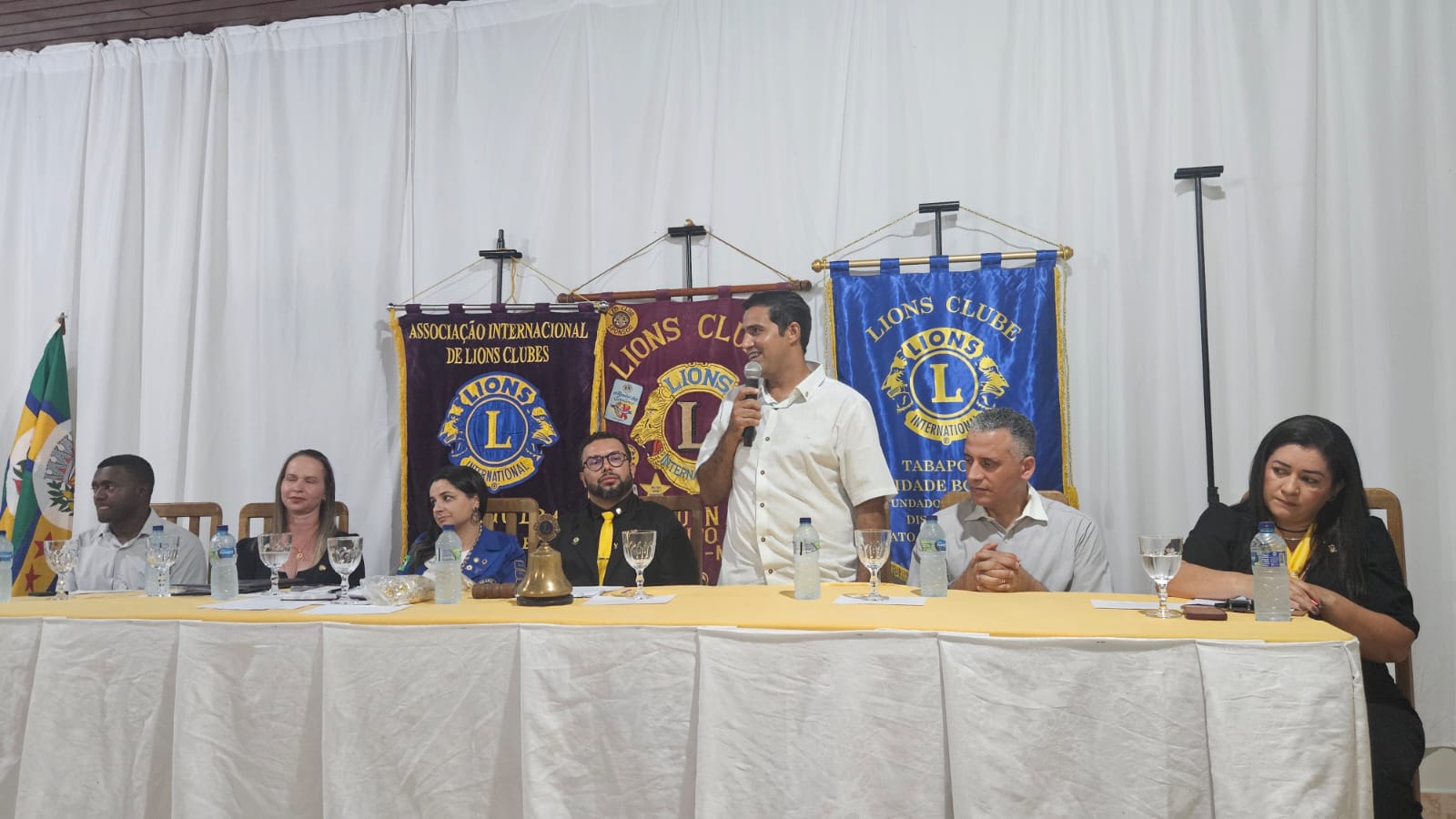 DG Cintia visitou o Lions Clube Juína e ouviu boas notícias durante o encontro