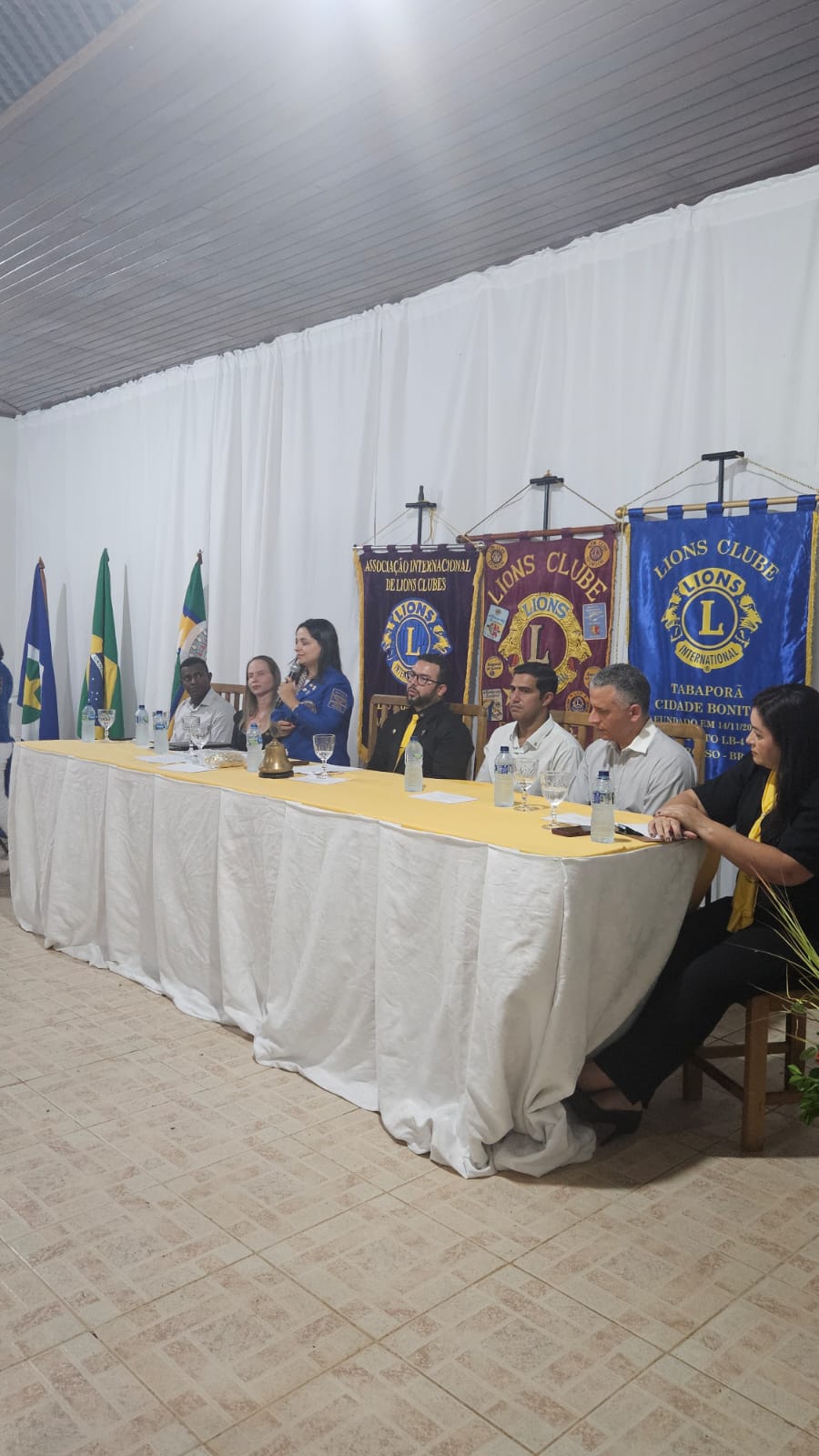 DG Cintia visitou o Lions Clube Juína e ouviu boas notícias durante o encontro
