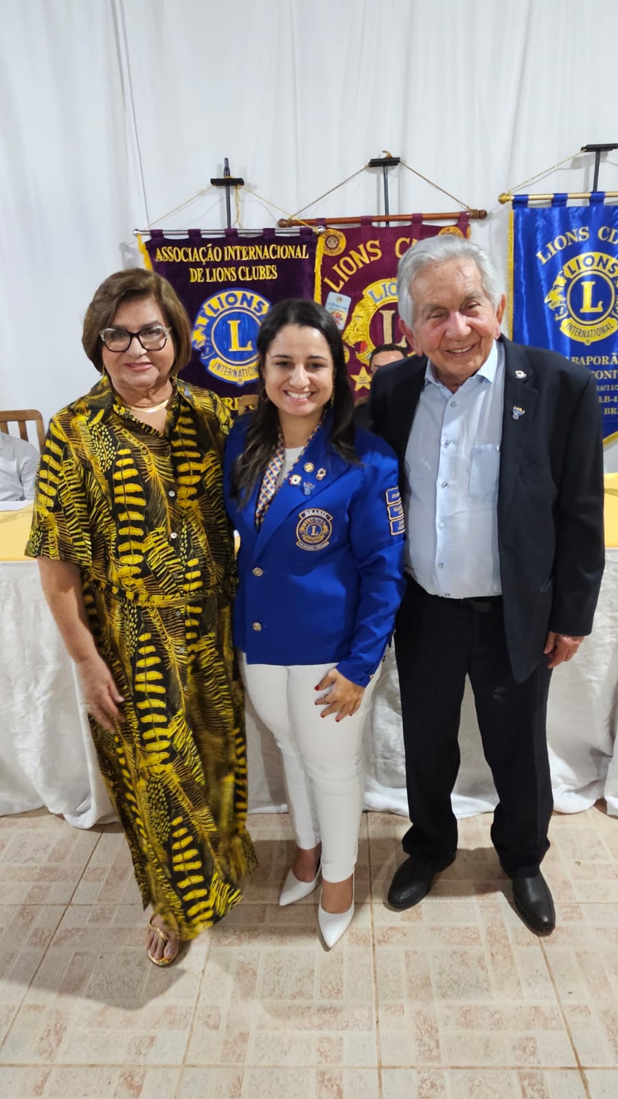 DG Cintia visitou o Lions Clube Juína e ouviu boas notícias durante o encontro