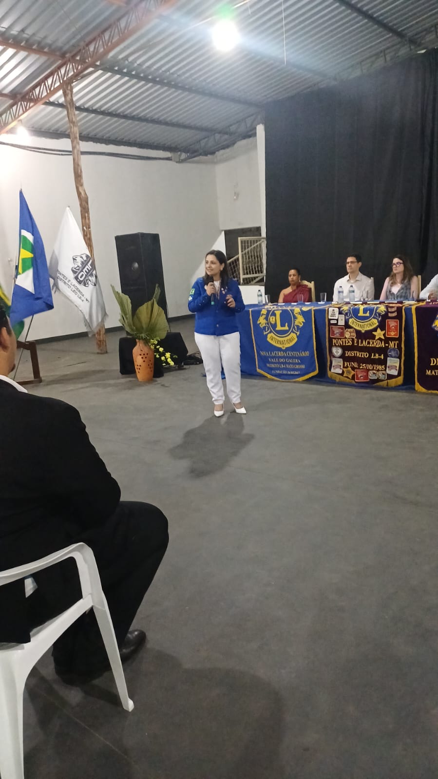 Visita da DG Cintia a Pontes e Lacerda marcou a celebração dos 40 anos de fundação do Clube