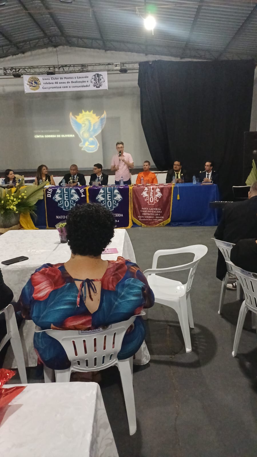 Visita da DG Cintia a Pontes e Lacerda marcou a celebração dos 40 anos de fundação do Clube