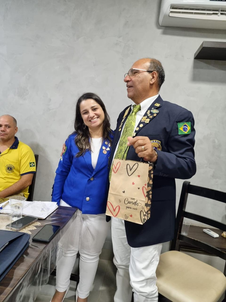 Governadora visita o Lions Clube São José dos Quatro Marcos