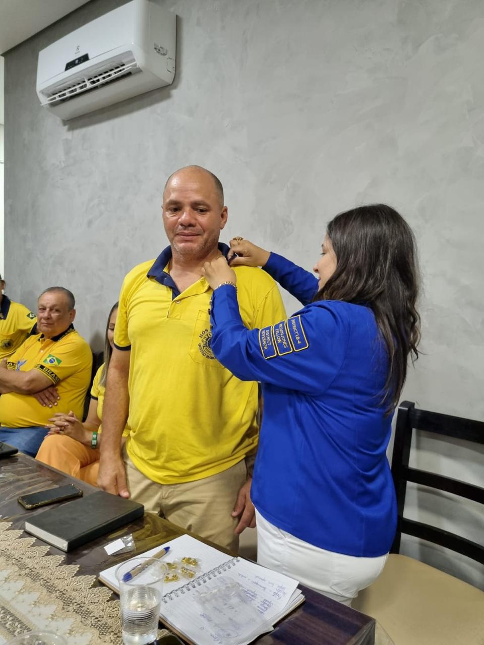 Governadora visita o Lions Clube São José dos Quatro Marcos