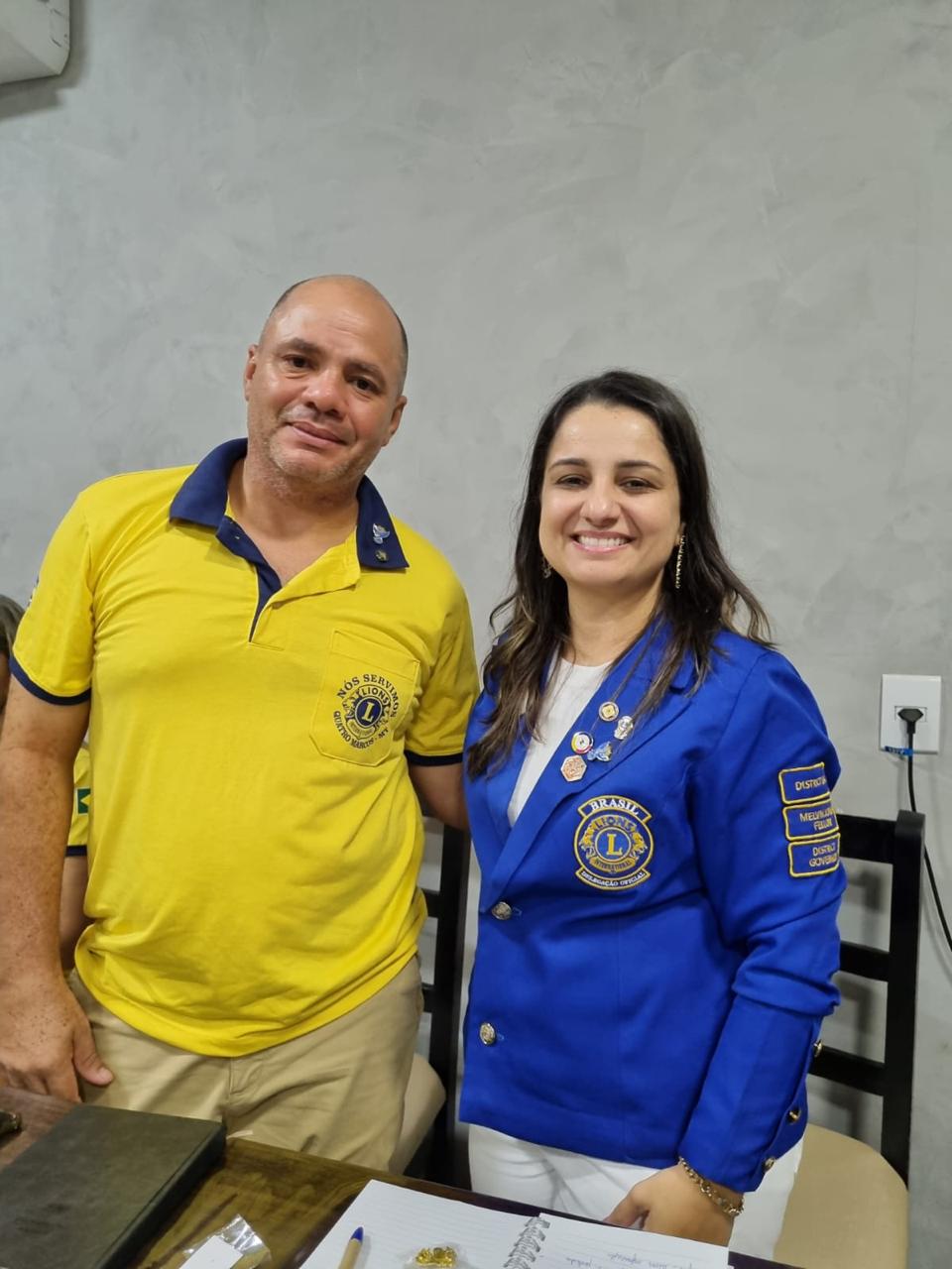 Governadora visita o Lions Clube São José dos Quatro Marcos