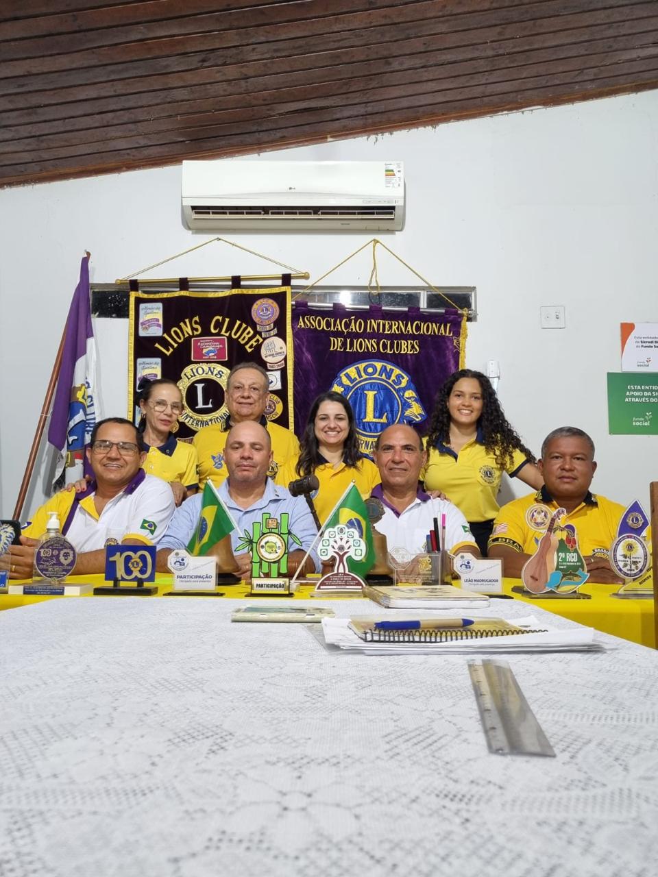 Governadora visita o Lions Clube São José dos Quatro Marcos