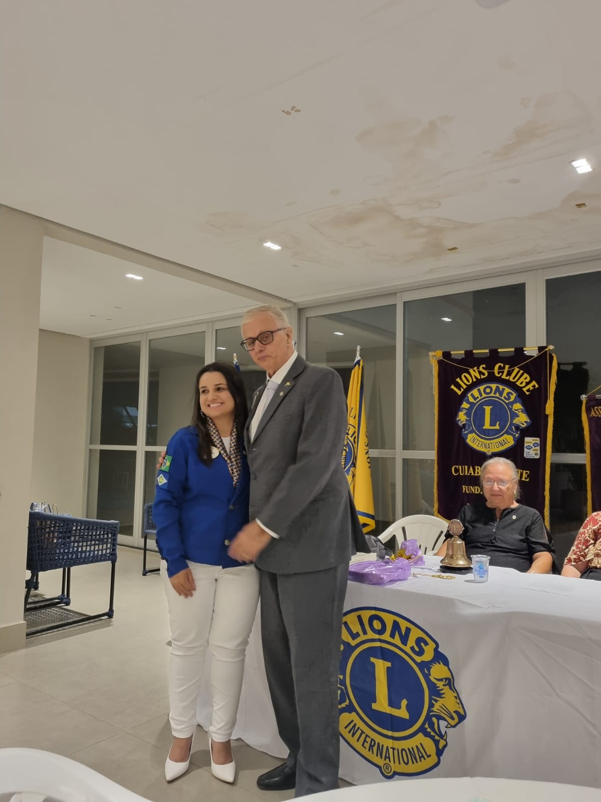 Governadora realiza visita oficial ao valoroso Lions Clube Cuiabá Norte