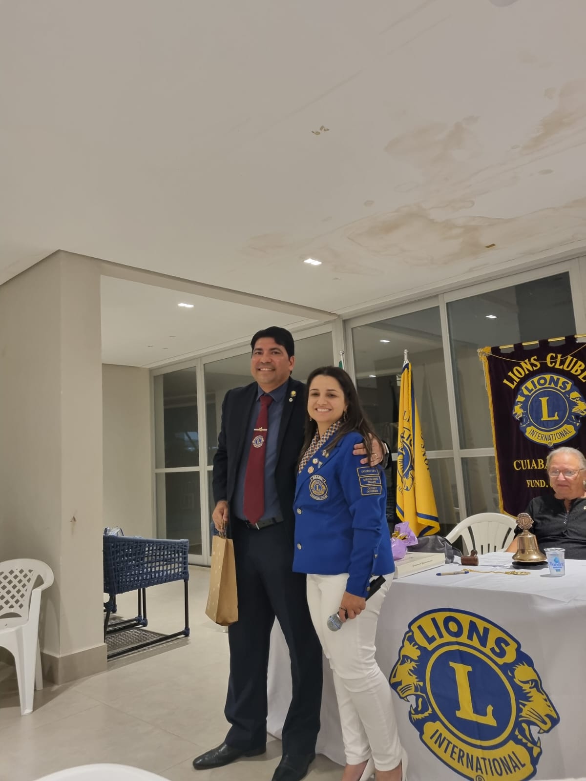 Governadora realiza visita oficial ao valoroso Lions Clube Cuiabá Norte