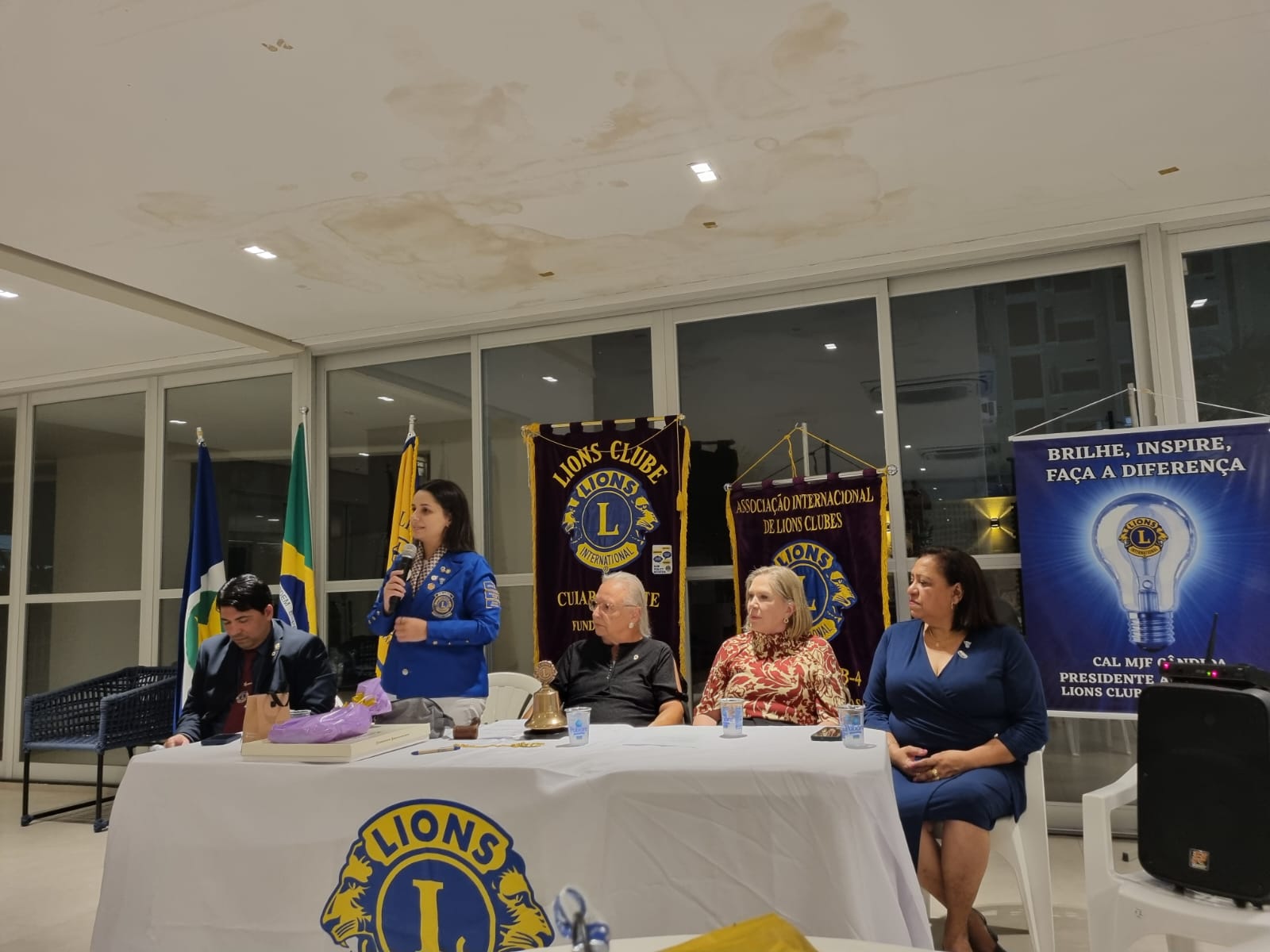 Governadora realiza visita oficial ao valoroso Lions Clube Cuiabá Norte