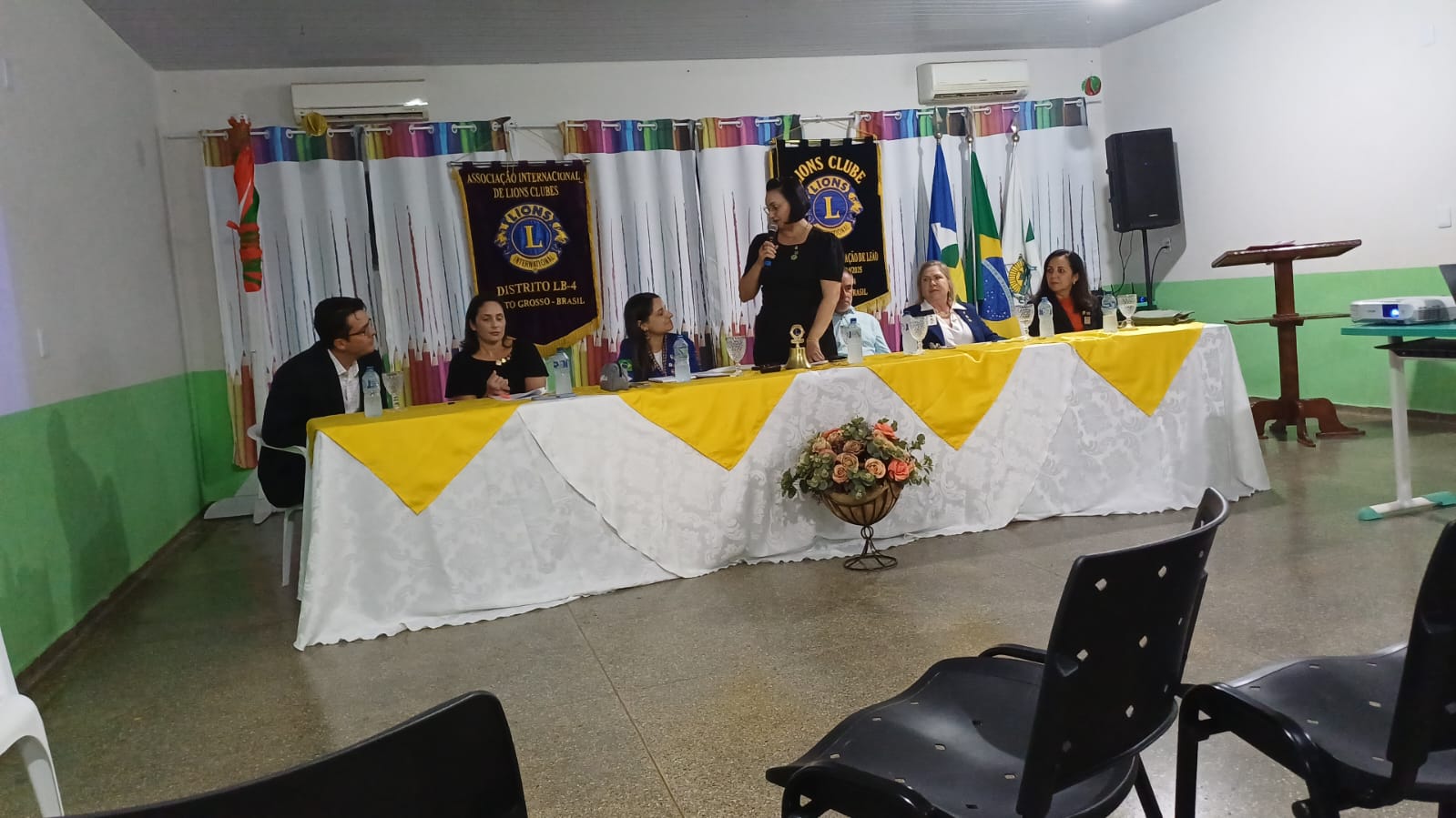 Governadora visita o jovem e pujante Lions Clube Campos de Júlio Coração de Leão