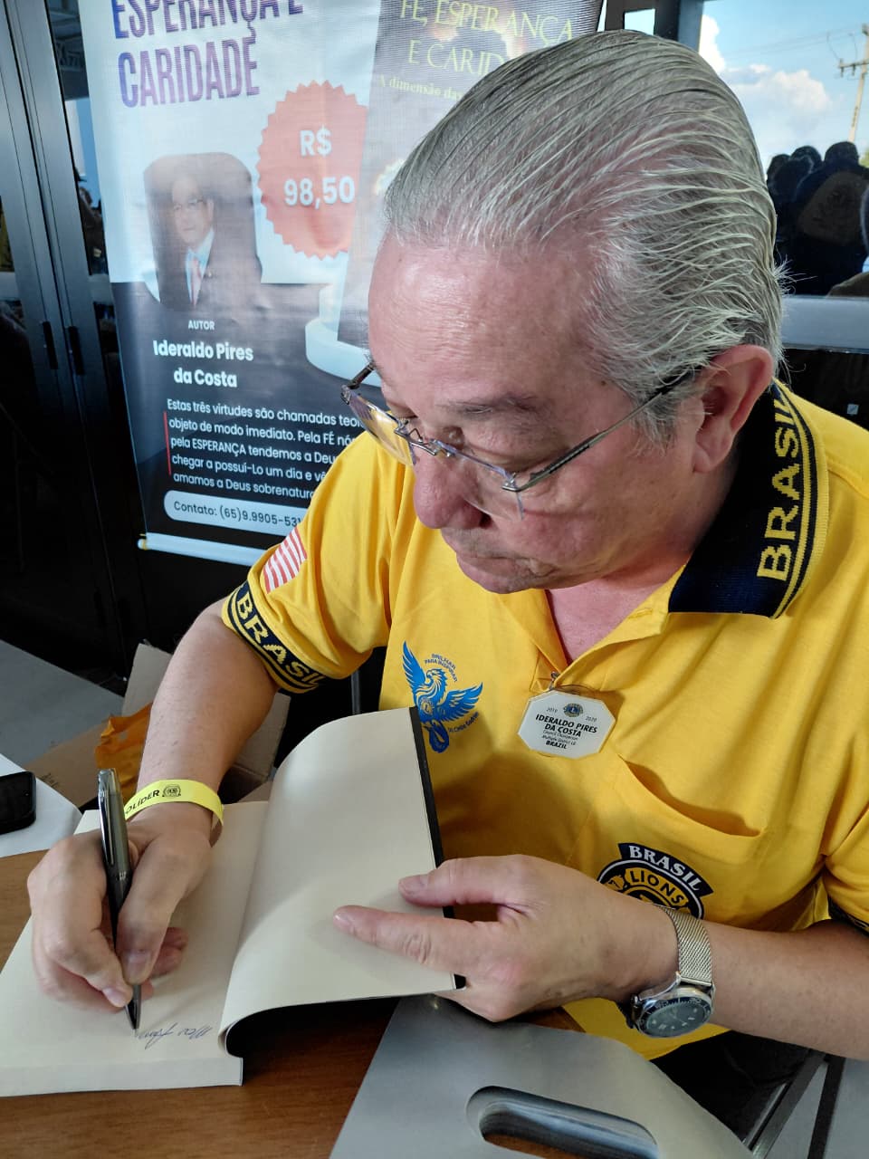 PPC Ideraldo Pires da Costa lança novo livro durante II RCD em Colíder