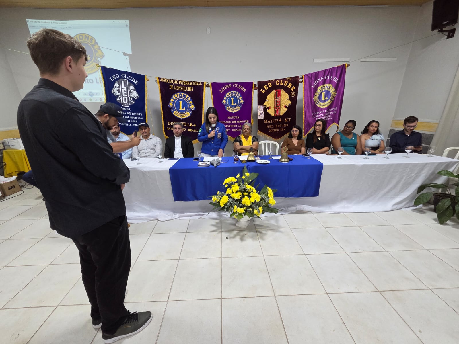 Governadora do Distrito LB-4 visita Lions Clube Matupá