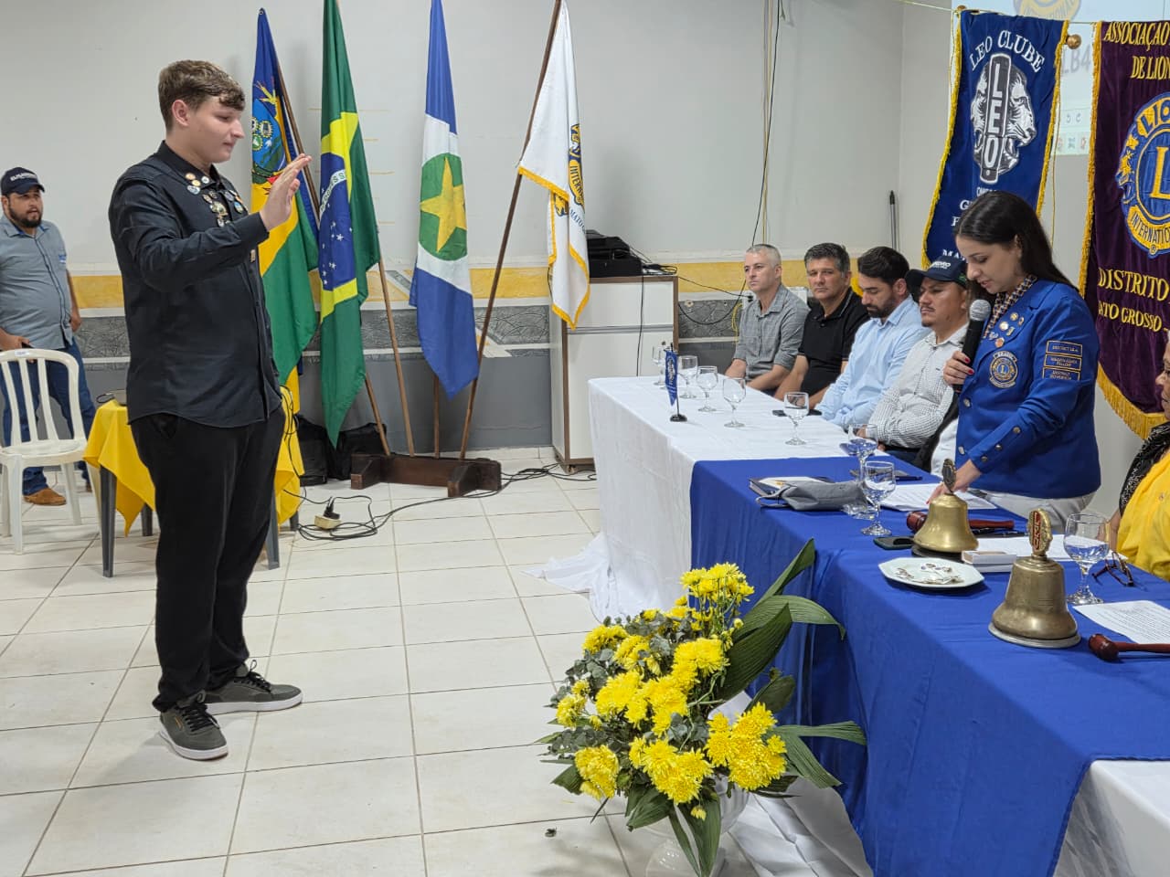 Governadora do Distrito LB-4 visita Lions Clube Matupá