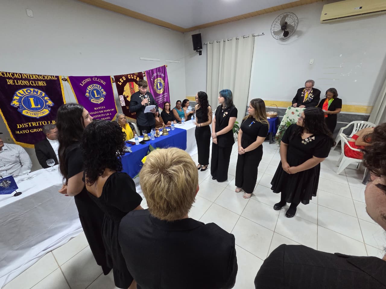 Governadora do Distrito LB-4 visita Lions Clube Matupá