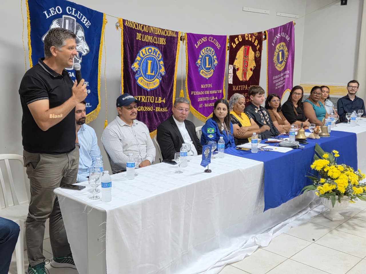 Governadora do Distrito LB-4 visita Lions Clube Matupá