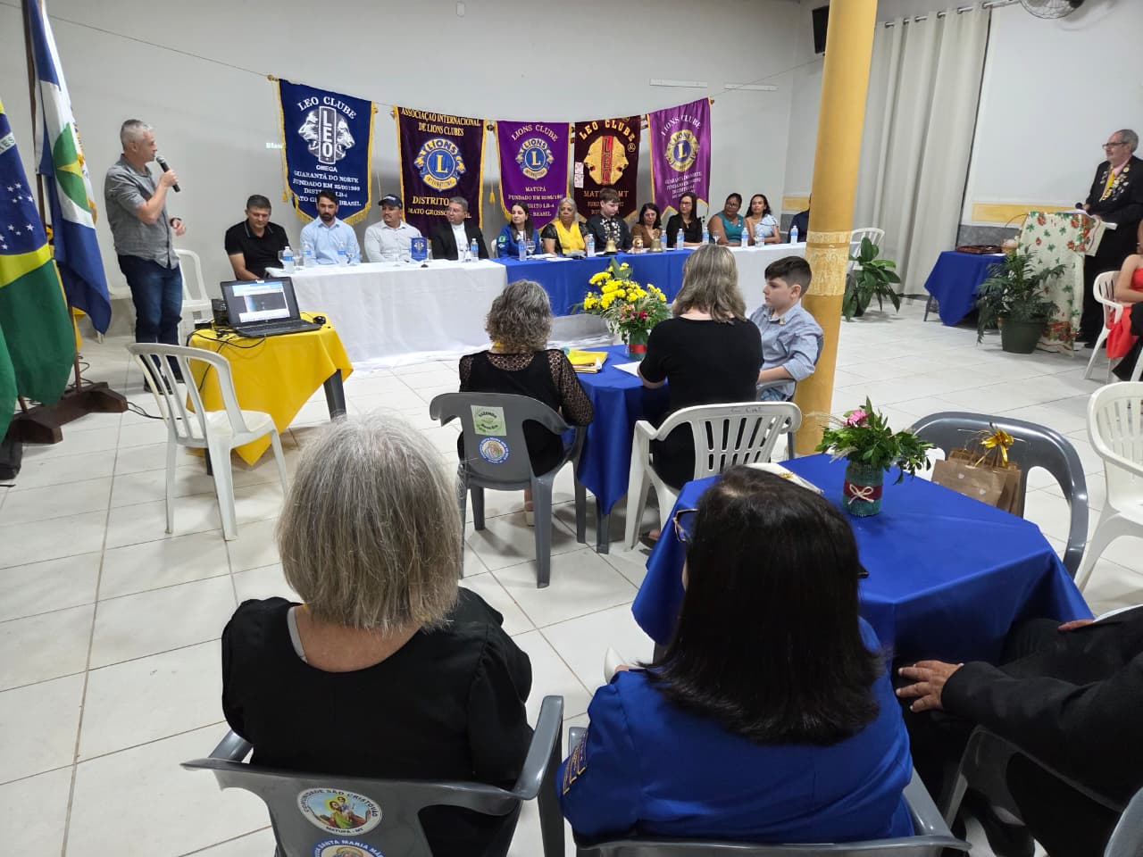 Governadora do Distrito LB-4 visita Lions Clube Matupá