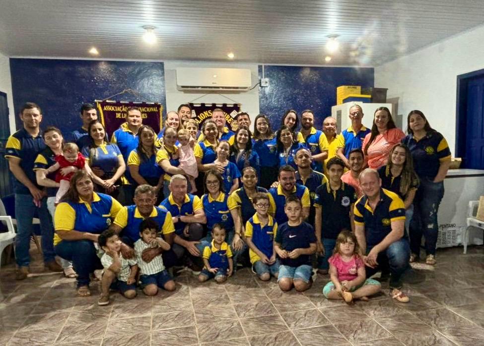 Governadora é recebida com entusiasmo e carinho pelo Lions Clube Nova Guarita