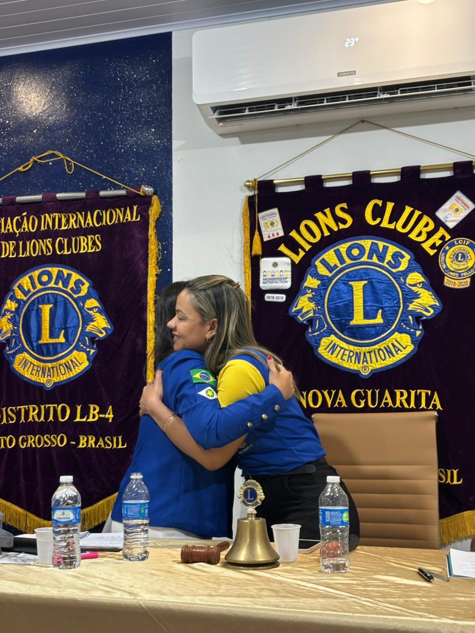 Governadora é recebida com entusiasmo e carinho pelo Lions Clube Nova Guarita